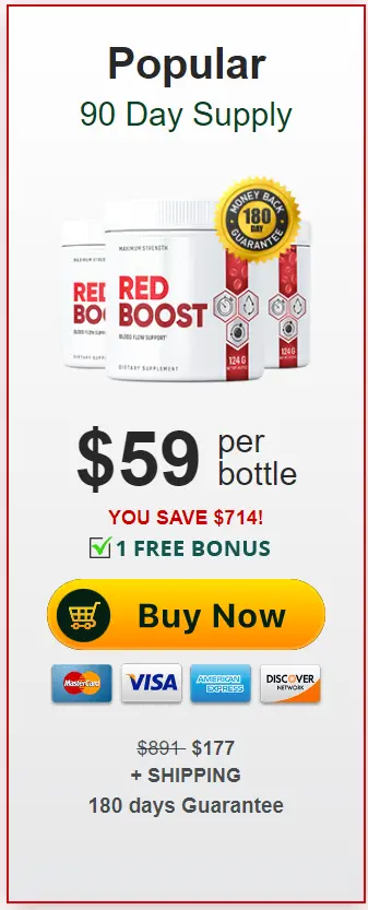 Red Boost 90 Day supply Popular