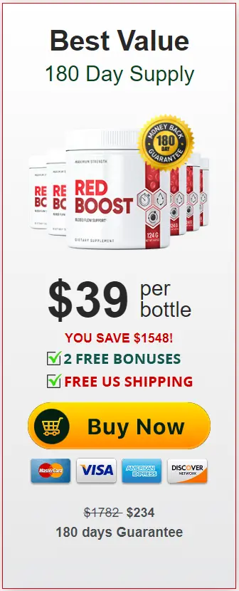 Red Boost 180 Day supply Best Value